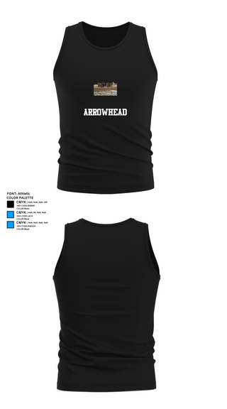 Tank Top, Arrowhead, Army, Teamtime, Team time, sublimation, custom sports apparel, team uniforms, spirit wear, spiritwear, sports uniforms, custom shirts, team store, custom team store, fundraiser sports, apparel fundraiser