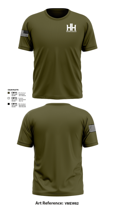 Huitron hauling llc 64794828 Short Sleeve Performance Shirt - 1