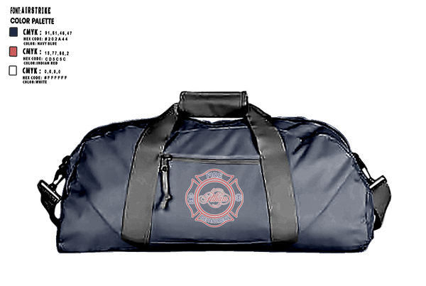 Duffle Bag, Station 2, Fire Department, Teamtime, Team time, sublimation, custom sports apparel, team uniforms, spirit wear, spiritwear, sports uniforms, custom shirts, team store, custom team store, fundraiser sports, apparel fundraiser