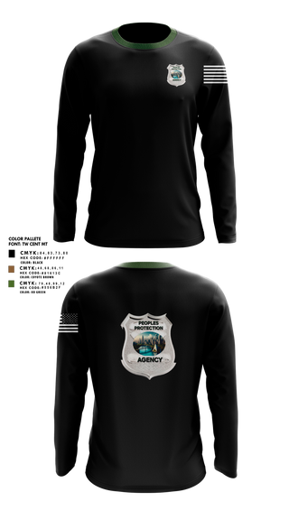 Long Sleeve Performance Shirt, Peoples Protection Agency, LLC, , Teamtime, Team time, sublimation, custom sports apparel, team uniforms, spirit wear, spiritwear, sports uniforms, custom shirts, team store, custom team store, fundraiser sports, apparel fundraiser