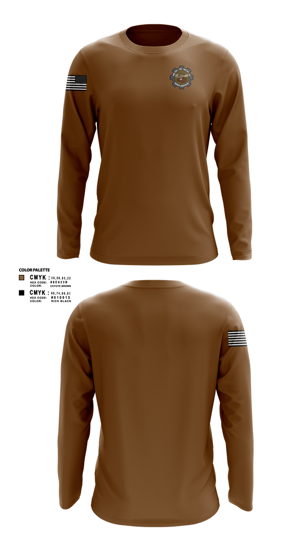 Long Sleeve Performance Shirt, Moose Knuckles, Army, Teamtime, Team time, sublimation, custom sports apparel, team uniforms, spirit wear, spiritwear, sports uniforms, custom shirts, team store, custom team store, fundraiser sports, apparel fundraiser