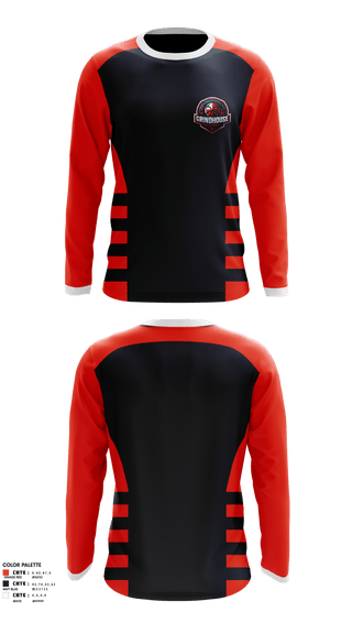 Long Sleeve Performance Shirt, Grindhouse Hoops, Men's Basketball, Teamtime, Team time, sublimation, custom sports apparel, team uniforms, spirit wear, spiritwear, sports uniforms, custom shirts, team store, custom team store, fundraiser sports, apparel fundraiser