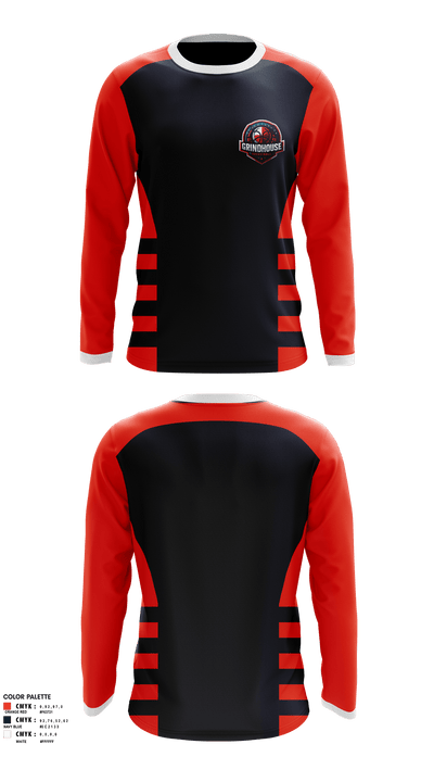 Grindhouse Hoops 67774205 Long Sleeve Performance Shirt - 1