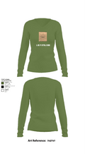 Los Pistoleros 43095637 Women's Long Sleeve V-neck Shirt - 42
