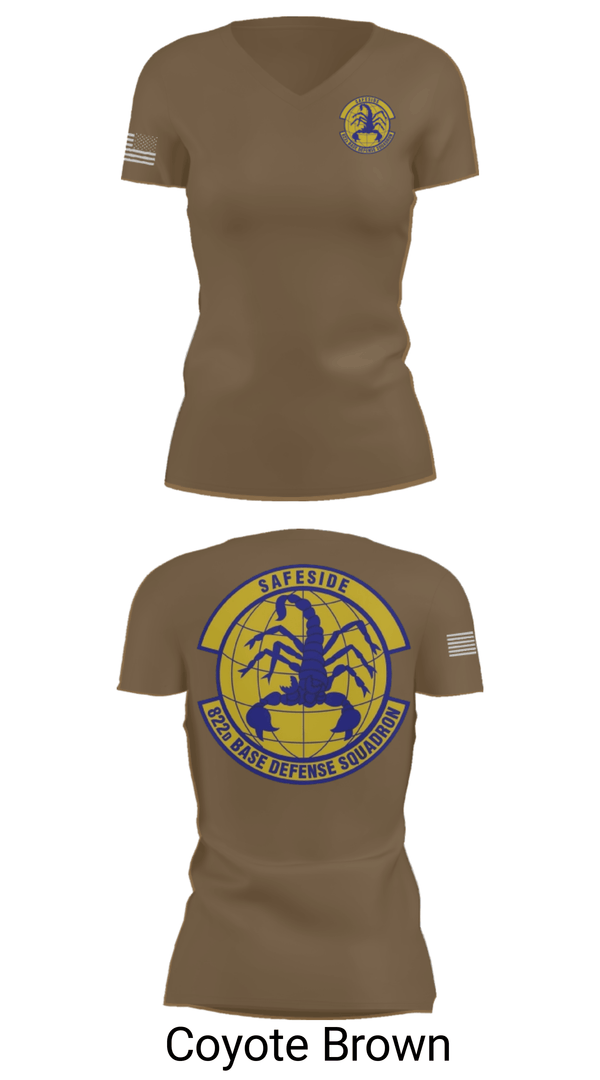 Women's Short Sleeve Vneck Shirt, Safeside, Air Force, Teamtime, Team time, sublimation, custom sports apparel, team uniforms, spirit wear, spiritwear, sports uniforms, custom shirts, team store, custom team store, fundraiser sports, apparel fundraiser