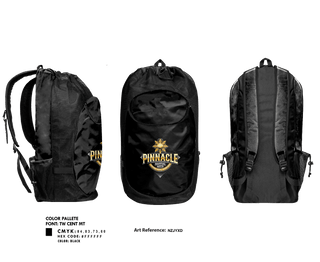 Gear Bag, Pinnacle Martial Arts, , Teamtime, Team time, sublimation, custom sports apparel, team uniforms, spirit wear, spiritwear, sports uniforms, custom shirts, team store, custom team store, fundraiser sports, apparel fundraiser