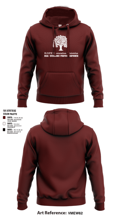 Hope Restoration Ministries 73775356 Hoodie - 7