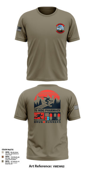 Short Sleeve Performance Shirt, 75 HCOS SGGD, Air Force, Teamtime, Team time, sublimation, custom sports apparel, team uniforms, spirit wear, spiritwear, sports uniforms, custom shirts, team store, custom team store, fundraiser sports, apparel fundraiser