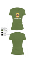 71st Maintenance Battalion 17381729 Women's Short Sleeve V-neck Shirt - 44