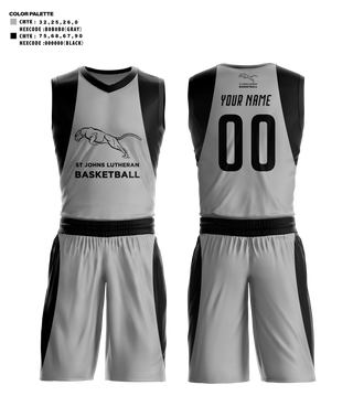 Basketball Uniform, St Johns Lutheran Basketball, Men's Basketball, Teamtime, Team time, sublimation, custom sports apparel, team uniforms, spirit wear, spiritwear, sports uniforms, custom shirts, team store, custom team store, fundraiser sports, apparel fundraiser