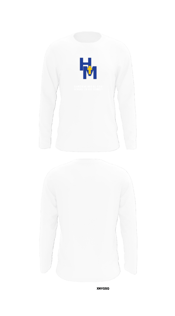 Long Sleeve Performance Shirt, Hanson Memorial High School Cross Country, Cross Country, Teamtime, Team time, sublimation, custom sports apparel, team uniforms, spirit wear, spiritwear, sports uniforms, custom shirts, team store, custom team store, fundraiser sports, apparel fundraiser