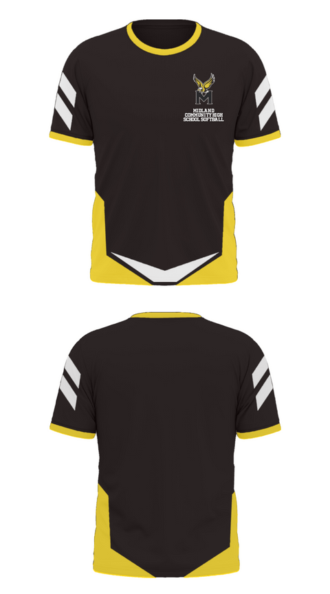 Short Sleeve Performance Polo, Midland Community High School Softball, Softball, Teamtime, Team time, sublimation, custom sports apparel, team uniforms, spirit wear, spiritwear, sports uniforms, custom shirts, team store, custom team store, fundraiser sports, apparel fundraiser