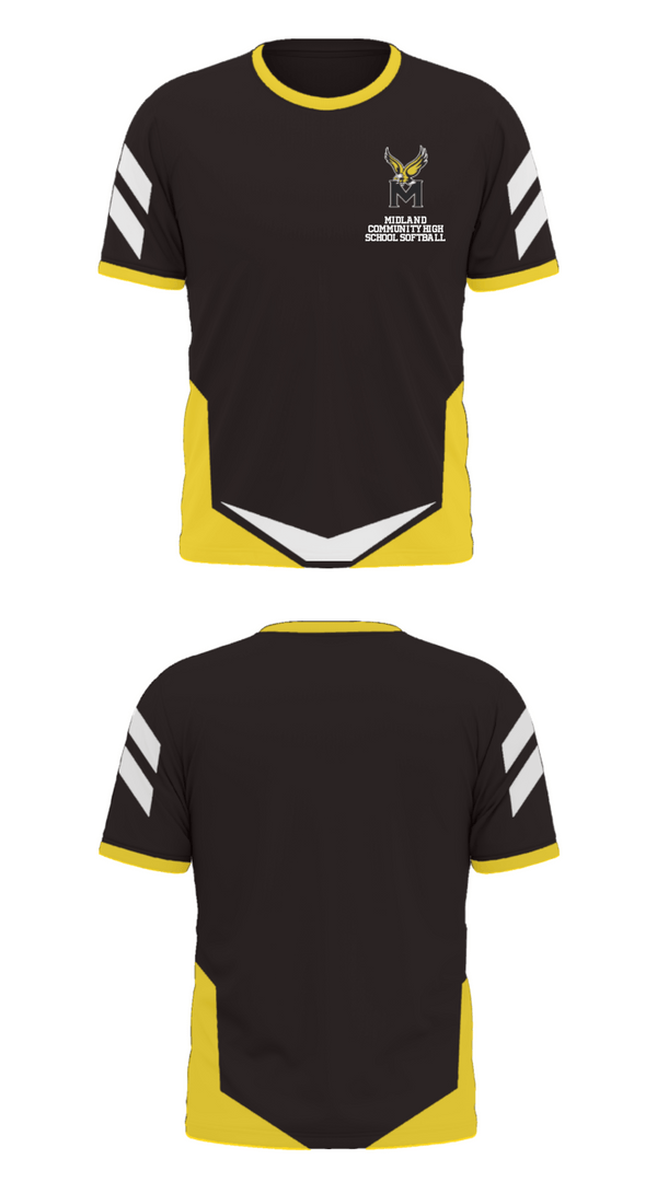 Short Sleeve Performance Polo, Midland Community High School Softball, Softball, Teamtime, Team time, sublimation, custom sports apparel, team uniforms, spirit wear, spiritwear, sports uniforms, custom shirts, team store, custom team store, fundraiser sports, apparel fundraiser