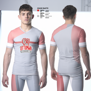 Womens Short Sleeve Vneck Shirt, Ottumwa bulldogs, Wrestling, Teamtime, Team time, sublimation, custom sports apparel, team uniforms, spirit wear, spiritwear, sports uniforms, custom shirts, team store, custom team store, fundraiser sports, apparel fundraiser