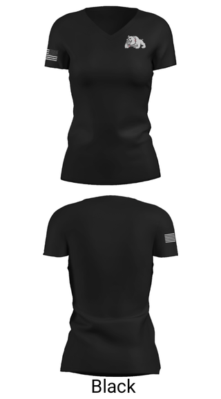 Women's Short Sleeve Vneck Shirt, Holmes Community College Softball, Softball, Teamtime, Team time, sublimation, custom sports apparel, team uniforms, spirit wear, spiritwear, sports uniforms, custom shirts, team store, custom team store, fundraiser sports, apparel fundraiser
