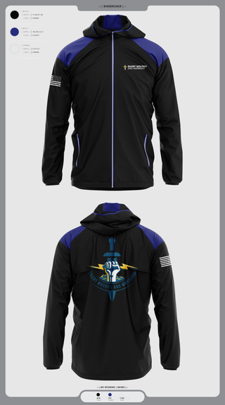 Windbreaker, Silent Wounds and Warriors Foundation, , Teamtime, Team time, sublimation, custom sports apparel, team uniforms, spirit wear, spiritwear, sports uniforms, custom shirts, team store, custom team store, fundraiser sports, apparel fundraiser
