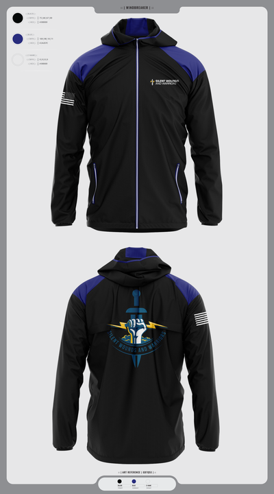 Silent Wounds and Warriors Foundation 26778593 Windbreaker - 1