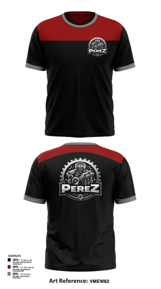 Short Sleeve Performance Shirt, PÉREZ MOTORS, , Teamtime, Team time, sublimation, custom sports apparel, team uniforms, spirit wear, spiritwear, sports uniforms, custom shirts, team store, custom team store, fundraiser sports, apparel fundraiser