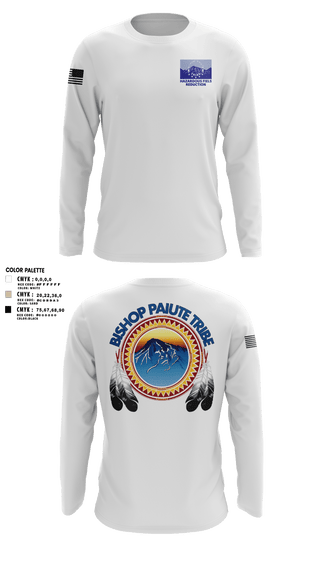 Long Sleeve Performance Shirt, Bishop Paiute EMO/ Hazardous Fiels Reduction, Fire Department, Teamtime, Team time, sublimation, custom sports apparel, team uniforms, spirit wear, spiritwear, sports uniforms, custom shirts, team store, custom team store, fundraiser sports, apparel fundraiser