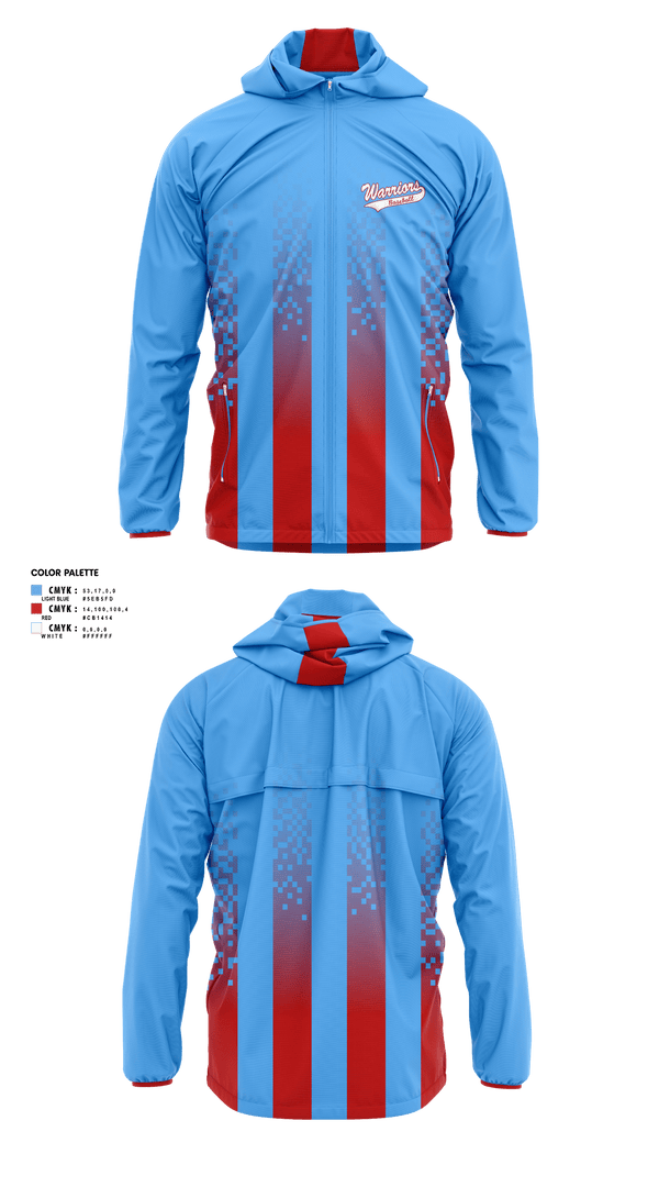 Windbreaker, Warriors baseball, Baseball, Teamtime, Team time, sublimation, custom sports apparel, team uniforms, spirit wear, spiritwear, sports uniforms, custom shirts, team store, custom team store, fundraiser sports, apparel fundraiser