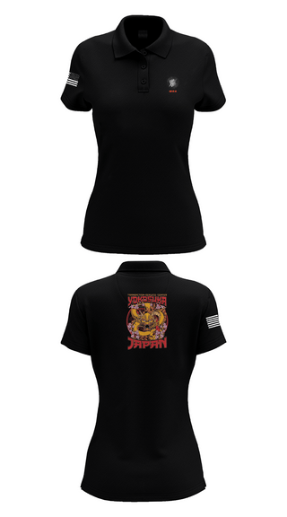 Womens Short Sleeve Performance Polo, Transactional Service Center Yokosuka, Navy, Teamtime, Team time, sublimation, custom sports apparel, team uniforms, spirit wear, spiritwear, sports uniforms, custom shirts, team store, custom team store, fundraiser sports, apparel fundraiser