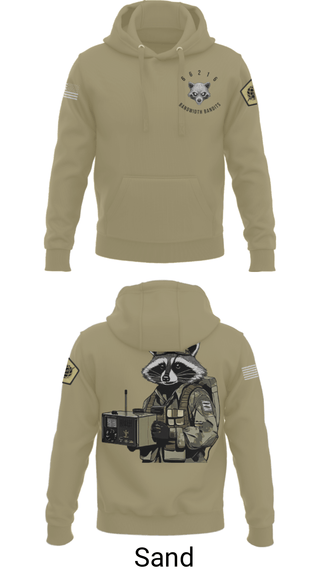 Hoodie, Node 66216 Bandwidth Bandits, Army, Teamtime, Team time, sublimation, custom sports apparel, team uniforms, spirit wear, spiritwear, sports uniforms, custom shirts, team store, custom team store, fundraiser sports, apparel fundraiser