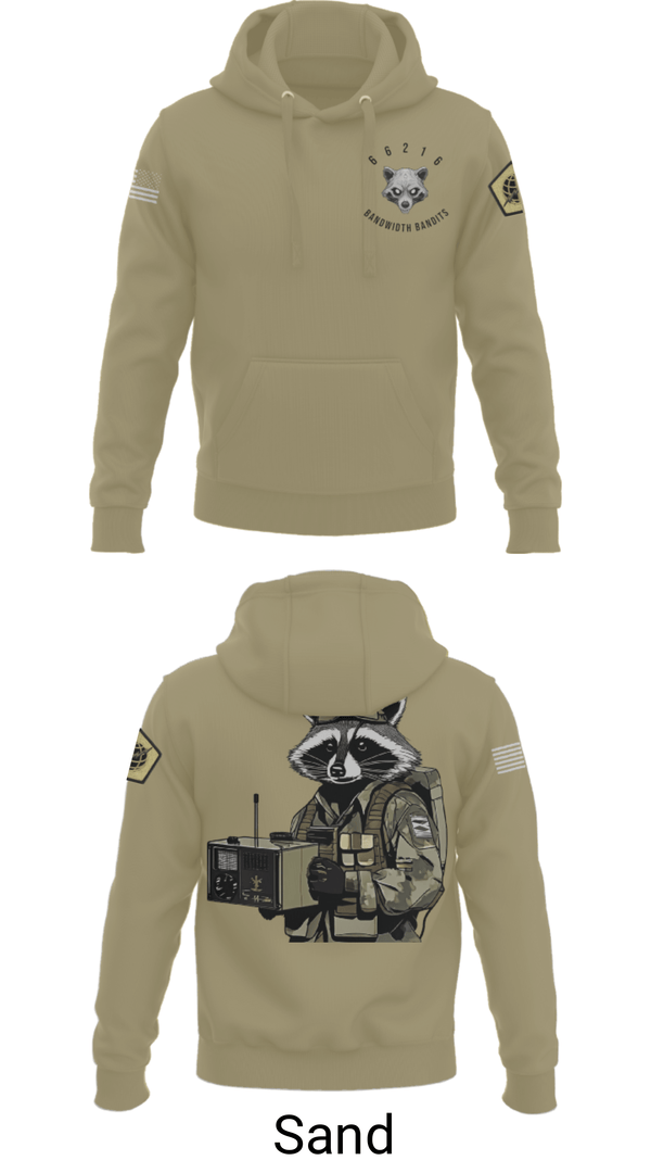 Hoodie, Node 66216 Bandwidth Bandits, Army, Teamtime, Team time, sublimation, custom sports apparel, team uniforms, spirit wear, spiritwear, sports uniforms, custom shirts, team store, custom team store, fundraiser sports, apparel fundraiser