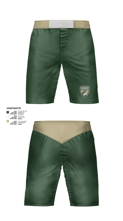 South Hills High School Wrestling 76204238 Fight Shorts - 40