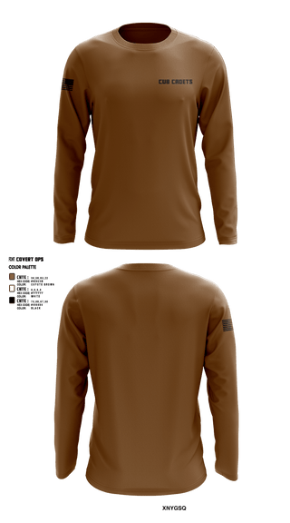 Long Sleeve Performance Shirt, Cub Cadets, , Teamtime, Team time, sublimation, custom sports apparel, team uniforms, spirit wear, spiritwear, sports uniforms, custom shirts, team store, custom team store, fundraiser sports, apparel fundraiser
