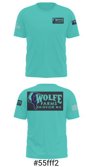 Short Sleeve Performance Shirt, Wolfe FarmsWolfe Farms, , Teamtime, Team time, sublimation, custom sports apparel, team uniforms, spirit wear, spiritwear, sports uniforms, custom shirts, team store, custom team store, fundraiser sports, apparel fundraiser