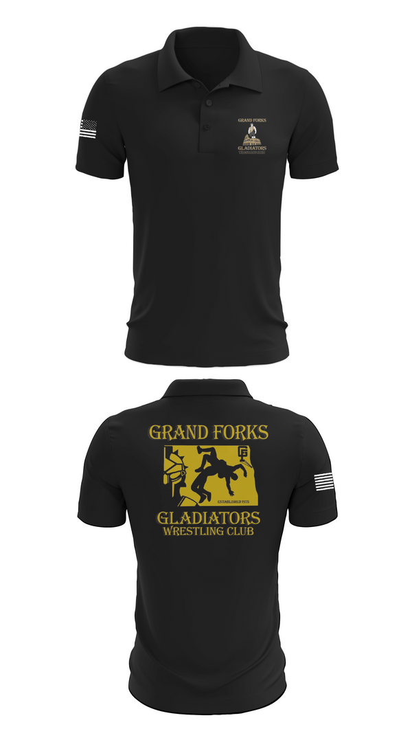 Short Sleeve Performance Polo, Gladiators Wrestling Club, Wrestling, Teamtime, Team time, sublimation, custom sports apparel, team uniforms, spirit wear, spiritwear, sports uniforms, custom shirts, team store, custom team store, fundraiser sports, apparel fundraiser