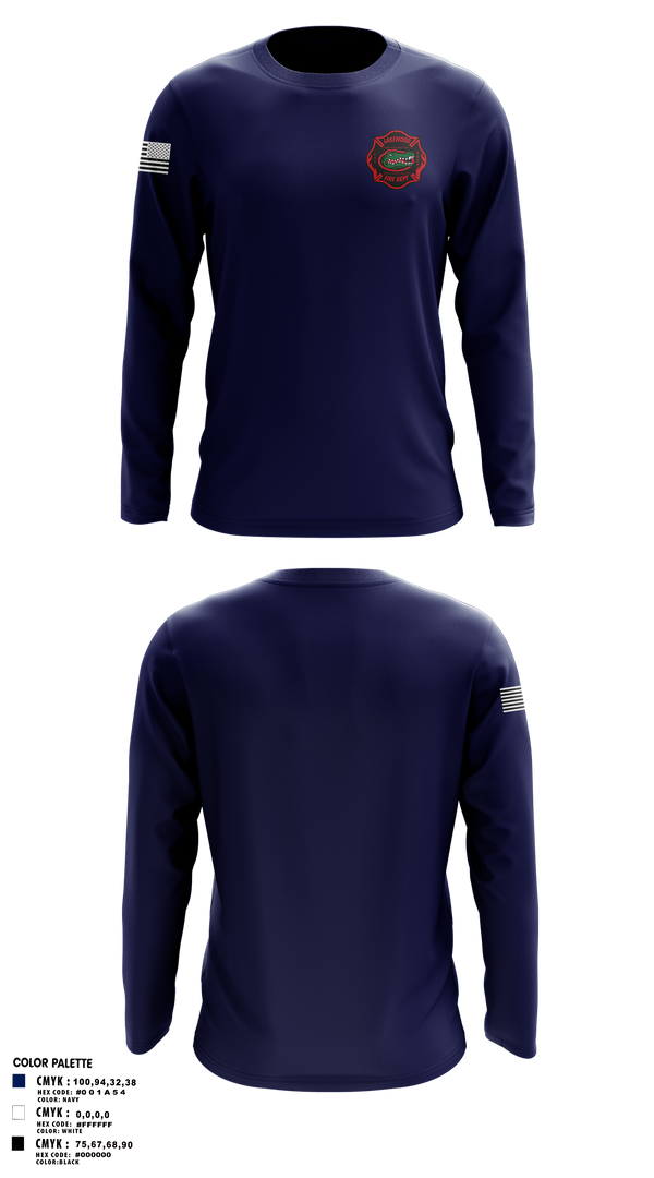 Long Sleeve Performance Shirt, Lakewood fire department, , Teamtime, Team time, sublimation, custom sports apparel, team uniforms, spirit wear, spiritwear, sports uniforms, custom shirts, team store, custom team store, fundraiser sports, apparel fundraiser
