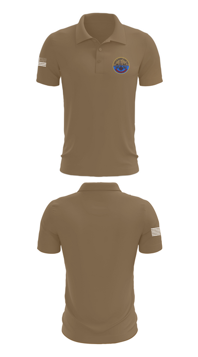 USS ALBANY SSN-753 81677877 Short Sleeve Performance Polo - 7