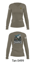 Pearl City Army Recruiting Station 36173734 Women's Long Sleeve V-neck Shirt - 77
