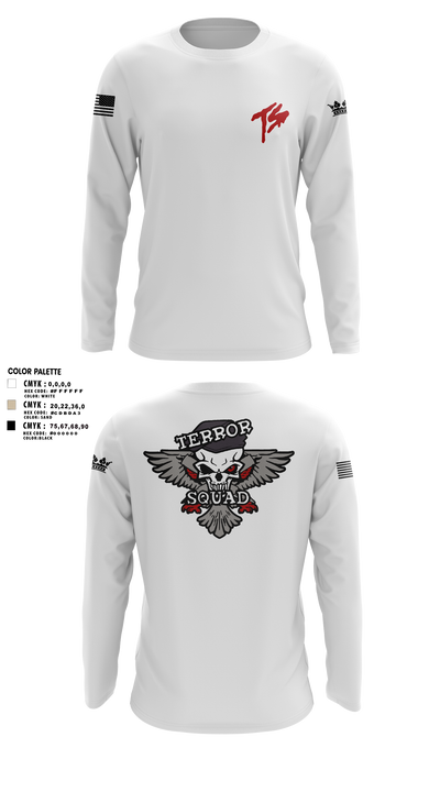 Terro Squad 89875983 Long Sleeve Performance Shirt - 2
