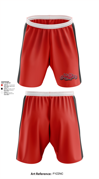 Athletic Shorts With Pockets, West Mo Hitters, Baseball, Teamtime, Team time, sublimation, custom sports apparel, team uniforms, spirit wear, spiritwear, sports uniforms, custom shirts, team store, custom team store, fundraiser sports, apparel fundraiser