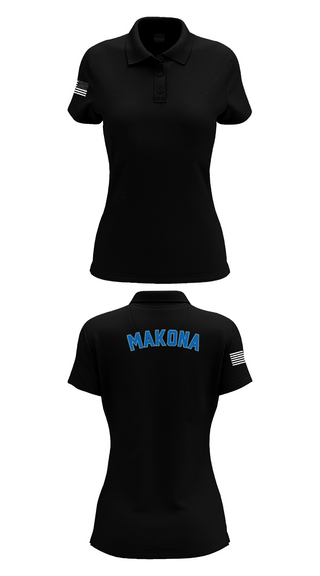 Womens Short Sleeve Performance Polo, MKA, E-Sports, Teamtime, Team time, sublimation, custom sports apparel, team uniforms, spirit wear, spiritwear, sports uniforms, custom shirts, team store, custom team store, fundraiser sports, apparel fundraiser