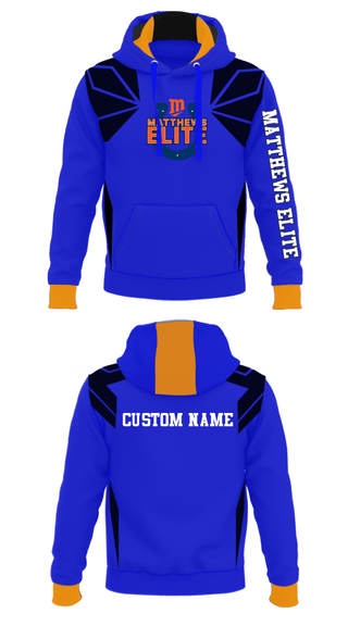 Hoodie, Matthews Elite, Football, Teamtime, Team time, sublimation, custom sports apparel, team uniforms, spirit wear, spiritwear, sports uniforms, custom shirts, team store, custom team store, fundraiser sports, apparel fundraiser