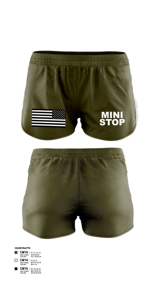 Womens Shorts, Mini stop, , Teamtime, Team time, sublimation, custom sports apparel, team uniforms, spirit wear, spiritwear, sports uniforms, custom shirts, team store, custom team store, fundraiser sports, apparel fundraiser