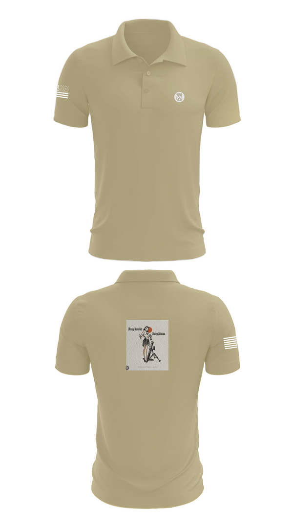 Short Sleeve Performance Polo, a-co 2-2in 3/10, Army, Teamtime, Team time, sublimation, custom sports apparel, team uniforms, spirit wear, spiritwear, sports uniforms, custom shirts, team store, custom team store, fundraiser sports, apparel fundraiser
