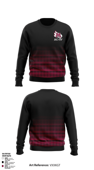 Crew Neck Sweatshirt, Meredith College Avenging Angels, Track & Field, Teamtime, Team time, sublimation, custom sports apparel, team uniforms, spirit wear, spiritwear, sports uniforms, custom shirts, team store, custom team store, fundraiser sports, apparel fundraiser
