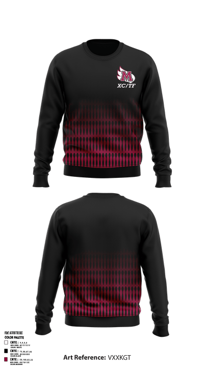 Meredith College Avenging Angels 15036626 Crew Neck Sweatshirt - 1 (1)