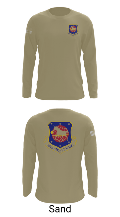 167th air wing 60974833 Long Sleeve Performance Shirt 85