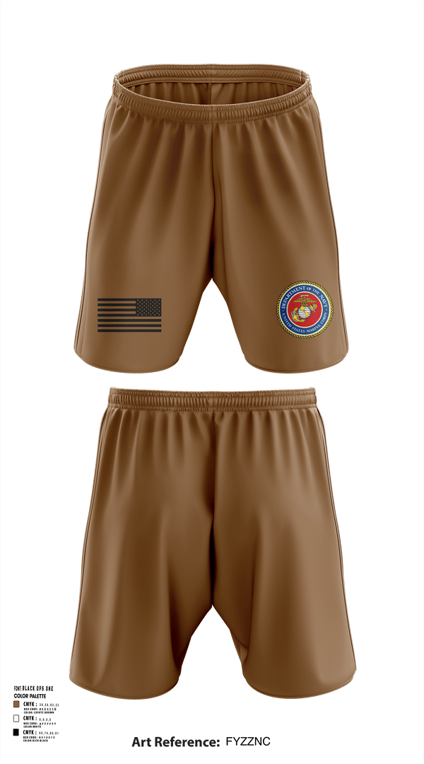 Athletic Shorts With Pockets, 189/34th unit, Marines, Teamtime, Team time, sublimation, custom sports apparel, team uniforms, spirit wear, spiritwear, sports uniforms, custom shirts, team store, custom team store, fundraiser sports, apparel fundraiser
