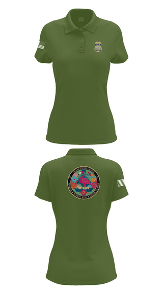 Womens Short Sleeve Performance Polo, Criminal Apprehension Program, Police, Teamtime, Team time, sublimation, custom sports apparel, team uniforms, spirit wear, spiritwear, sports uniforms, custom shirts, team store, custom team store, fundraiser sports, apparel fundraiser