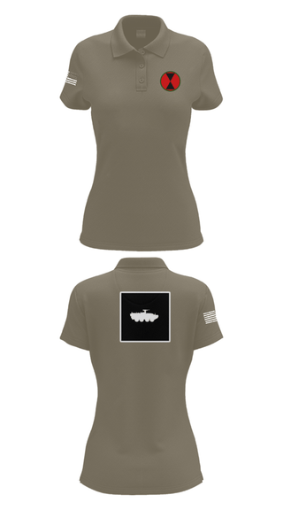 Womens Short Sleeve Performance Polo, RECCE, Army, Teamtime, Team time, sublimation, custom sports apparel, team uniforms, spirit wear, spiritwear, sports uniforms, custom shirts, team store, custom team store, fundraiser sports, apparel fundraiser
