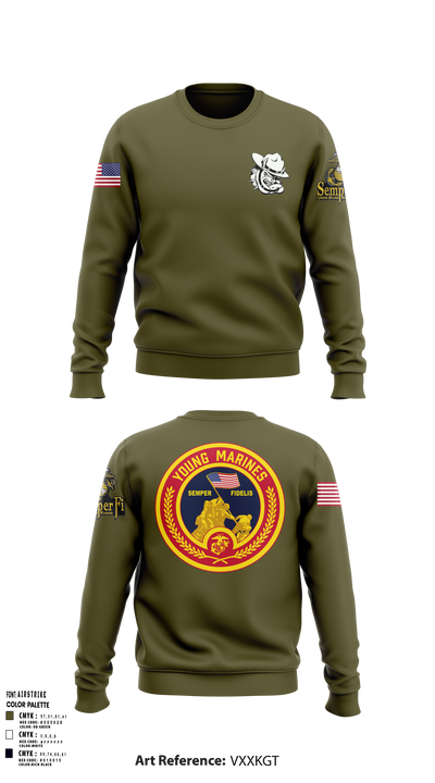 Rogue Valley 54220883 Crew Neck Sweatshirt - 103