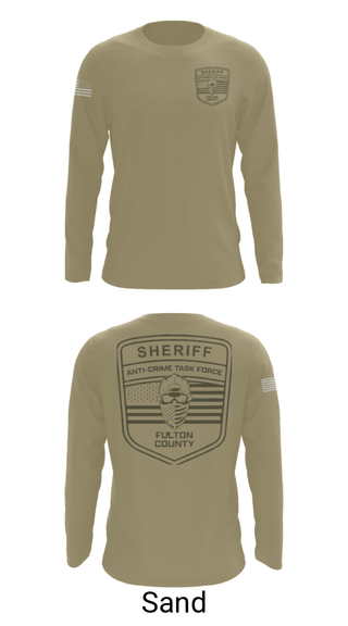 Long Sleeve Performance Shirt, Fulton County Anti-Crime Task Force, , Teamtime, Team time, sublimation, custom sports apparel, team uniforms, spirit wear, spiritwear, sports uniforms, custom shirts, team store, custom team store, fundraiser sports, apparel fundraiser