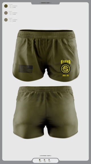 Womens Shorts, , Army, Teamtime, Team time, sublimation, custom sports apparel, team uniforms, spirit wear, spiritwear, sports uniforms, custom shirts, team store, custom team store, fundraiser sports, apparel fundraiser