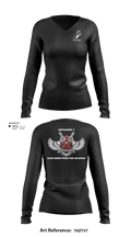 Fox troop 31876072 Women's Long Sleeve V-neck Shirt - 12